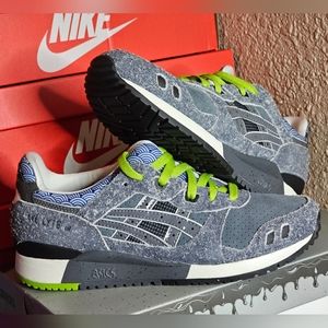 Nice Kicks x ASICS Gel Lyte 3 OG "Black Sesame" 1201A740-020 Men's size 8.5